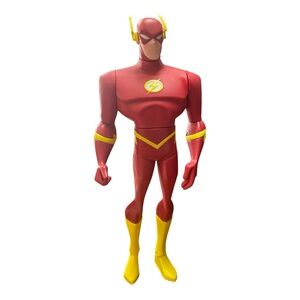 DC Justice League Unlimited THE FLASH 10" Action Figure 2000’s Mattel